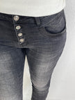 Jeans mit Pailletten in Schwarz Artikel 5366