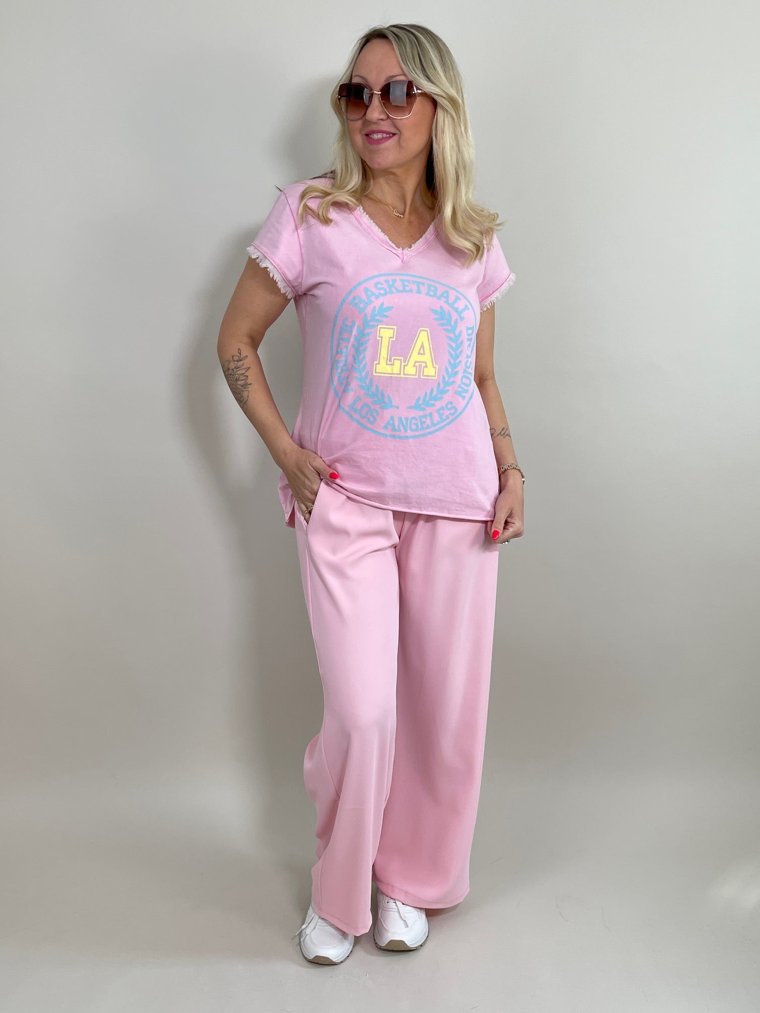 T-Shirt mit Druck in versch. Farben Artikel 5909