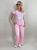 T-Shirt mit Druck in versch. Farben Artikel 5909