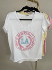T-Shirt mit Druck in versch. Farben Artikel 5909