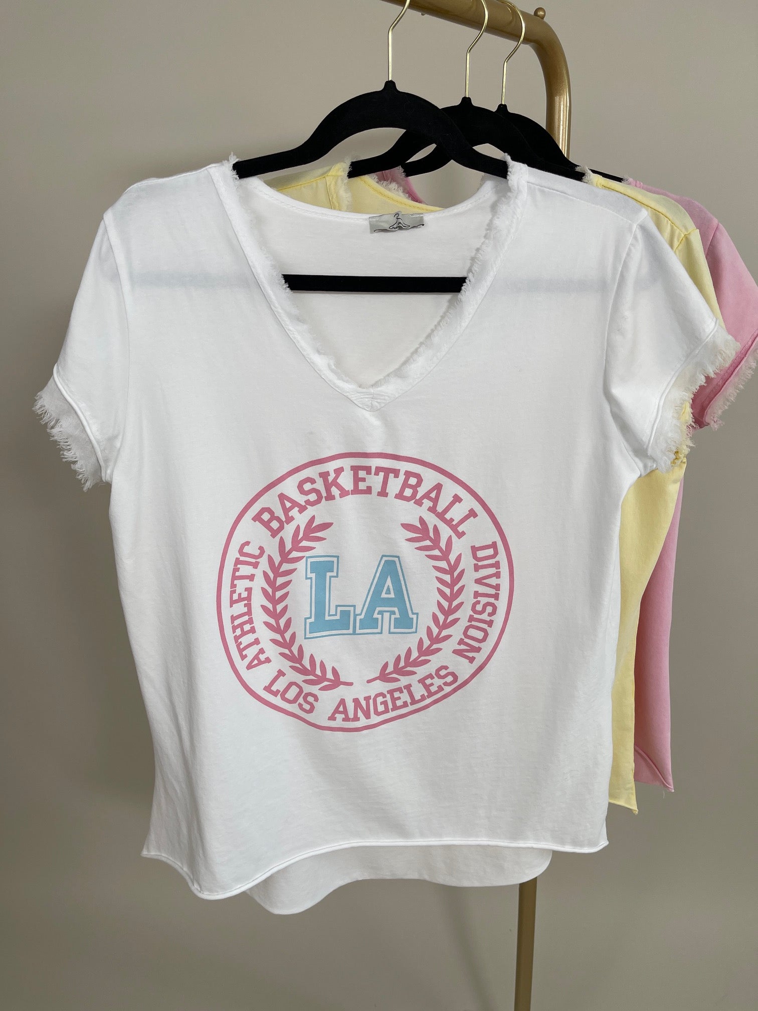 T-Shirt mit Druck in versch. Farben Artikel 5909