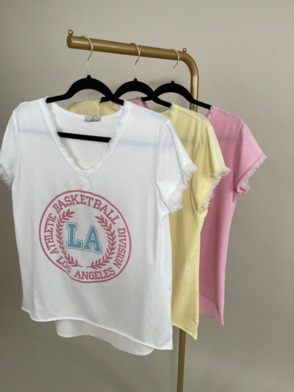 T-Shirt mit Druck in versch. Farben Artikel 5909