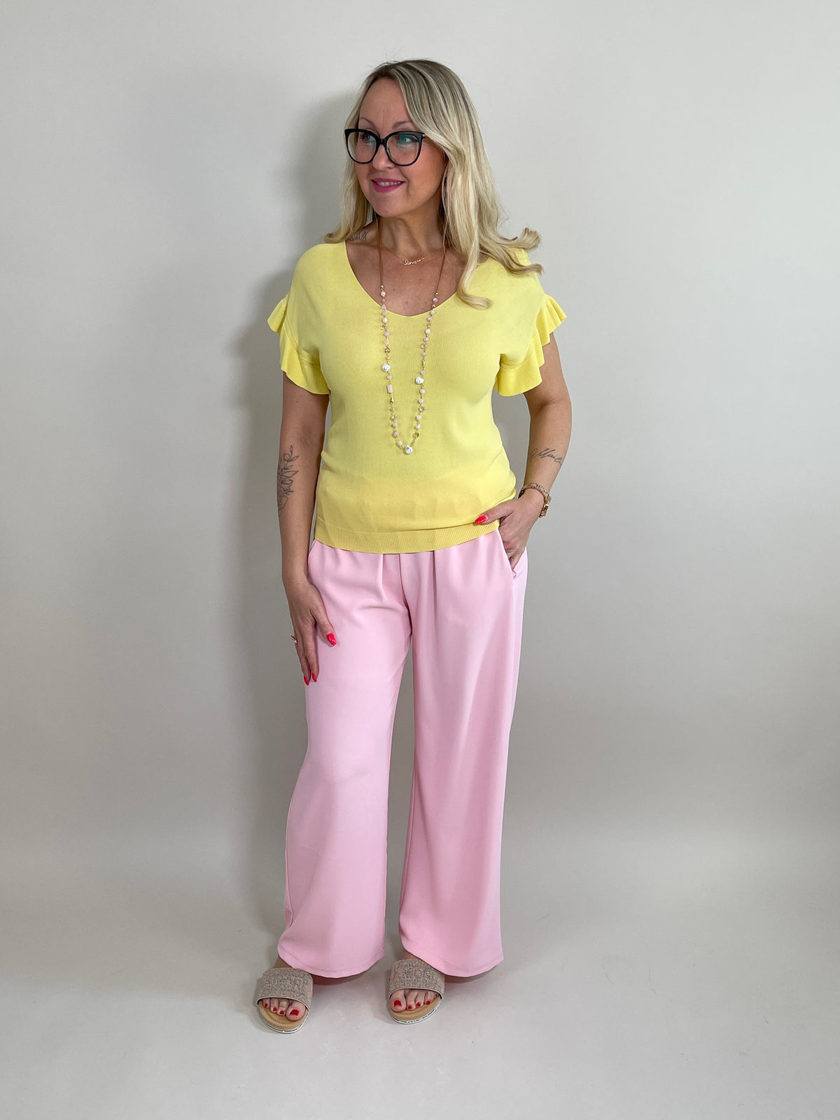 Shirt Feinstrick in versch. Farben