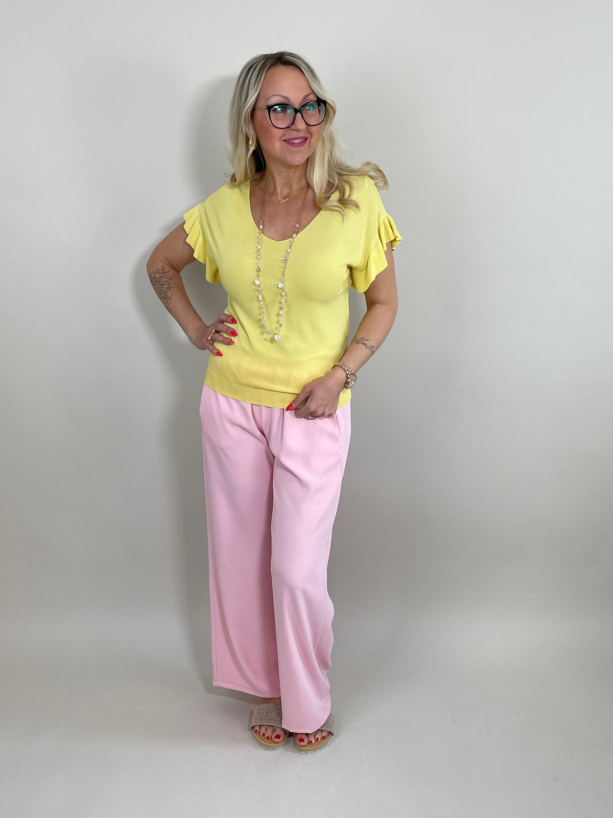 Shirt Feinstrick in versch. Farben