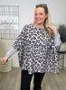Pullover Leo in Grau/Schwarz