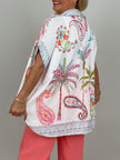 Bluse mit Exotic-Print Multicolor