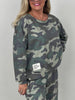 Sweatshirt Camouflage in Khakitönen