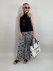 Marlene Hose gemustert in Schwarz/Offwhite Artikel 5932
