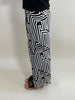 Marlene Hose gemustert in Schwarz/Offwhite Artikel 5932