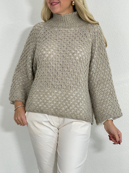 Pullover mit Waffelmuster in versch. Farben Artikel 5388