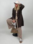 Trenchcoat Bouclé in Mokka