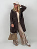 Trenchcoat Bouclé in Mokka