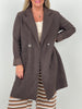 Trenchcoat Bouclé in Mokka
