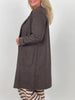 Trenchcoat Bouclé in Mokka