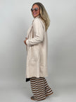 Trenchcoat Bouclé in Beige