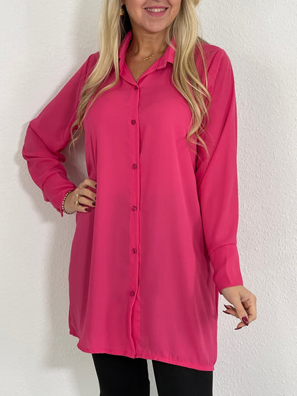 Longbluse Chiffon in versch. Farben Artikel 5378