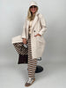 Trenchcoat Bouclé in Beige