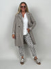 Trenchcoat Bouclé in Taupe