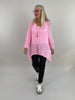 Pullover Soft vorne kürzer in versch. Farben Artikel 5481