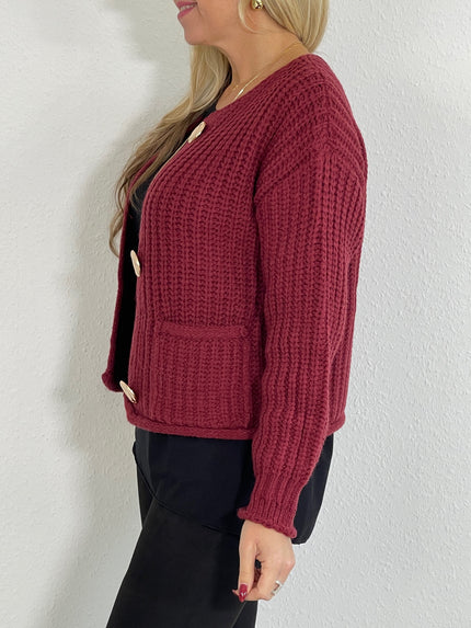 Cardigan Kurz mit Goldknöpfen in versch. Farben Artikel 5391