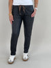 Jogpants Lederoptik Leokordel in Schwarz Artikel 6290
