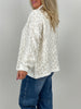 Cardigan mit Reißverschluss Leo in Creme/Beige