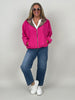 Wendejacke mit Leo-Design in Pink
