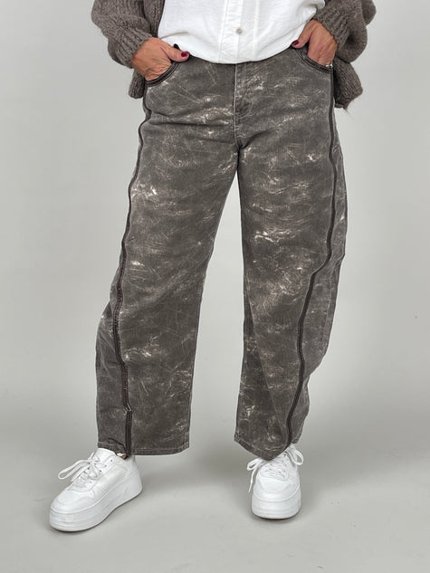 Barrel-Jeans im Vintage-Look