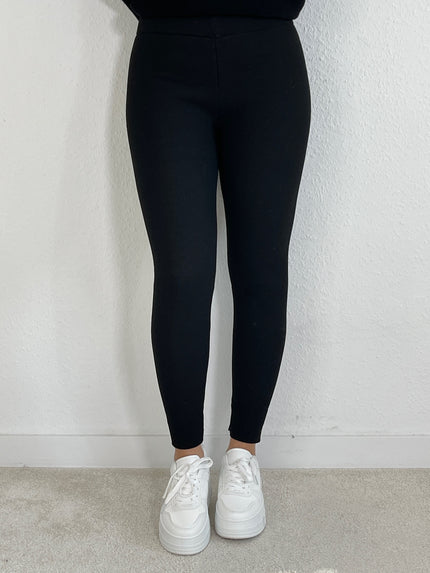 Leggings gerippt und gefüttert Artikel 5394