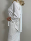 Sweatshirt Halbarm in Offwhite Artikel 5905