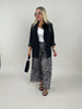 Plissee-Hose Leo in Grau