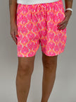 Musselin Shorts Muster in Pink/Orange