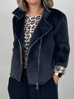Scuba Jacke in Schwarz