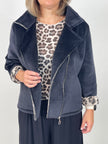 Scuba Jacke in Schwarz