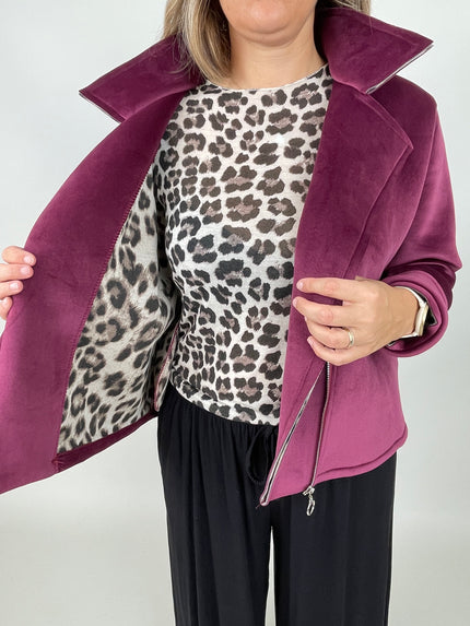 Scuba Jacke in Bordeaux