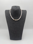 Kette Kurz in Beige/Grau