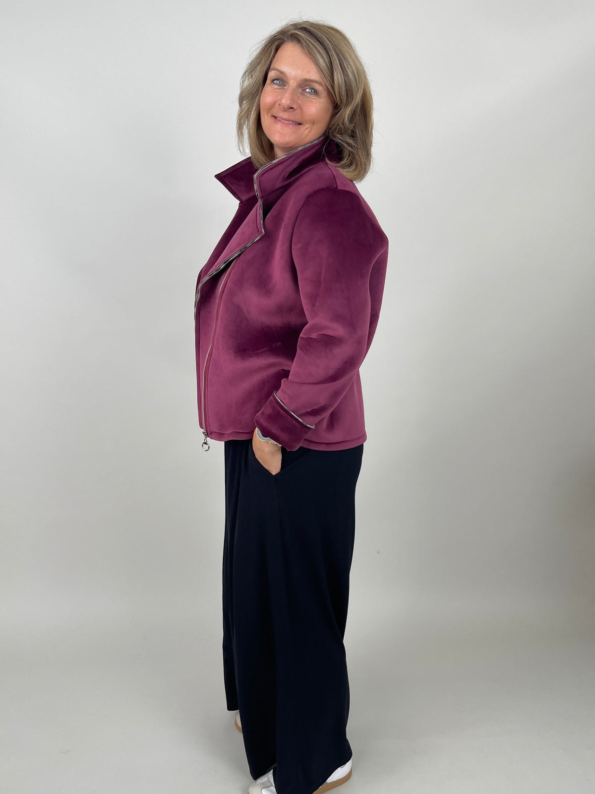 Scuba Jacke in Bordeaux