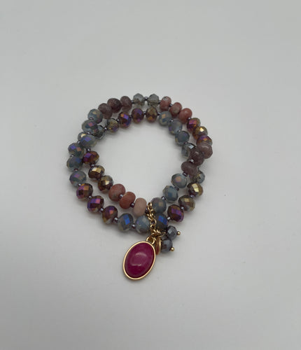Armband 2in1 Rot