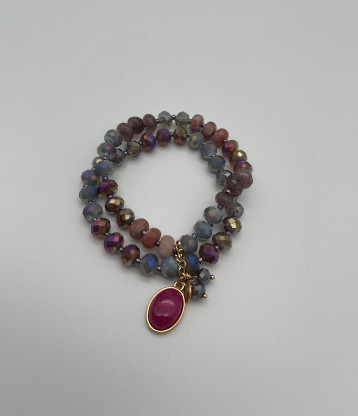 Armband 2in1 Rot