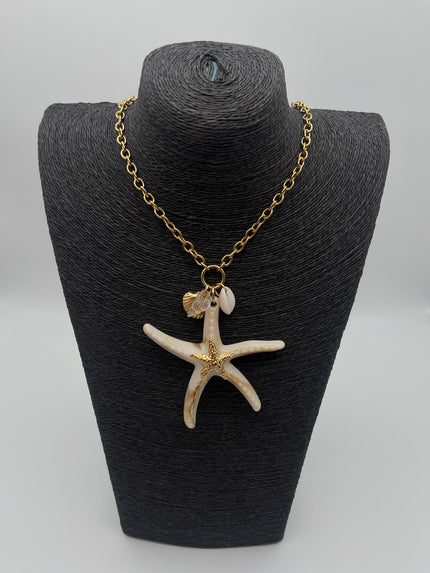 Kette Seestern Gold Groß
