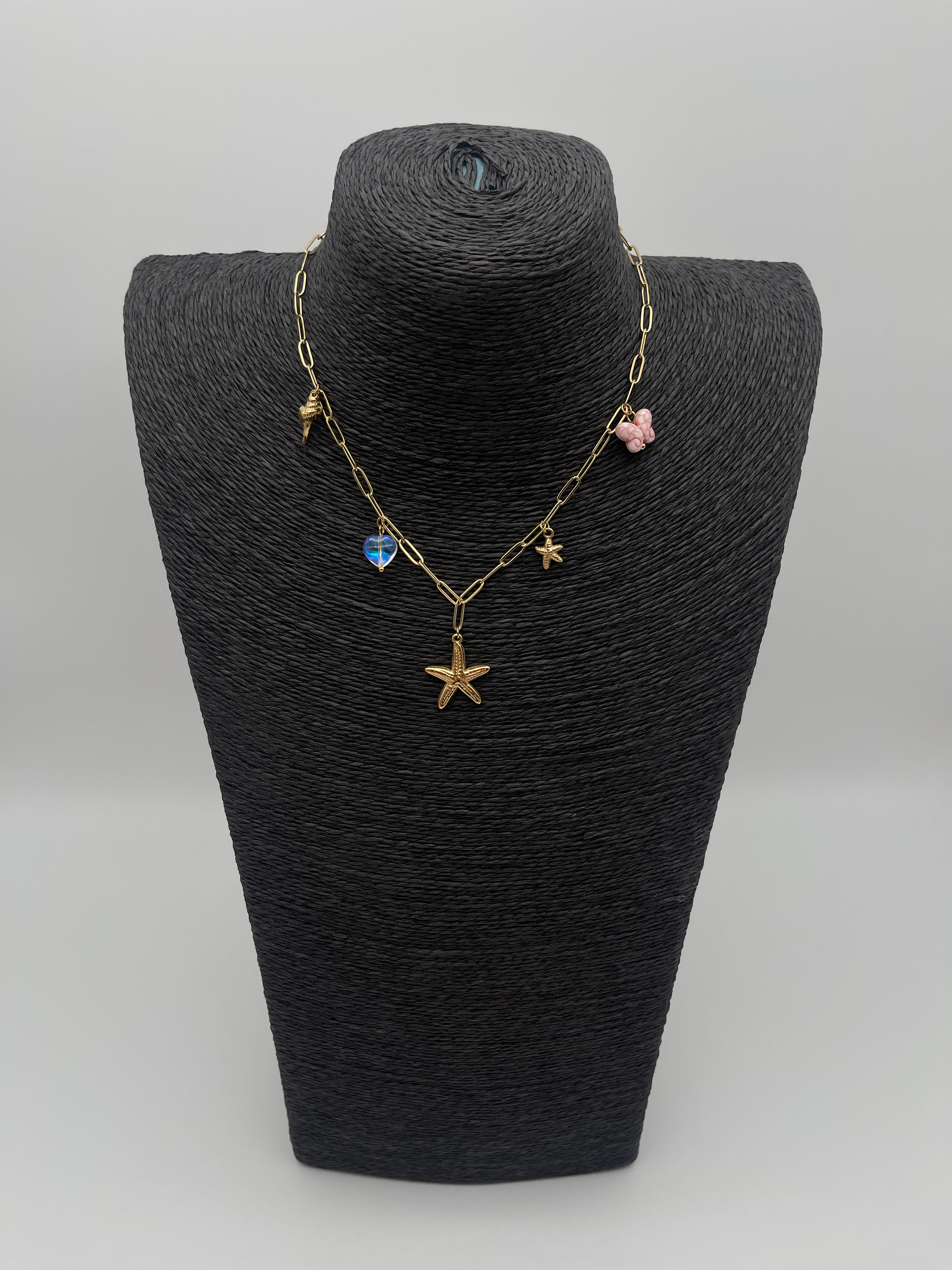 Kette Seestern klein Gold