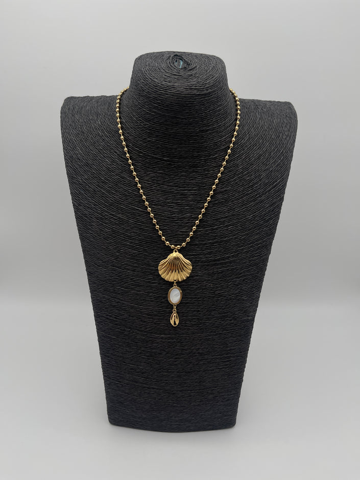 Kette Muschel Gold