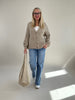Cardigan Smiley in Taupe Artikel 6310
