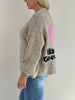 Cardigan Smiley in Taupe Artikel 6310