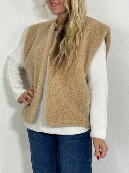 Teddy Weste Oversized in versch. Farben Artikel 5405