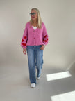 Cardigan Herzen in Pink Artikel 6307