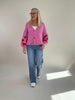 Cardigan Herzen in Pink Artikel 6307
