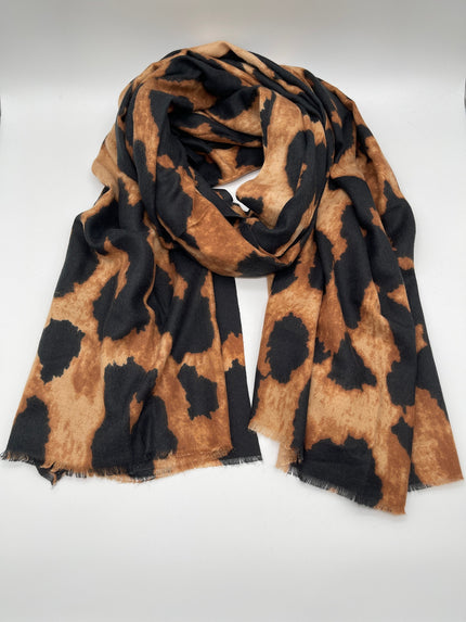 Tuch Leo in Cognac/Schwarz Artikel 5421