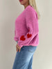 Cardigan Herzen in Pink Artikel 6307
