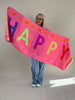 Schal Happy Love Life in Bunt Art. 6311